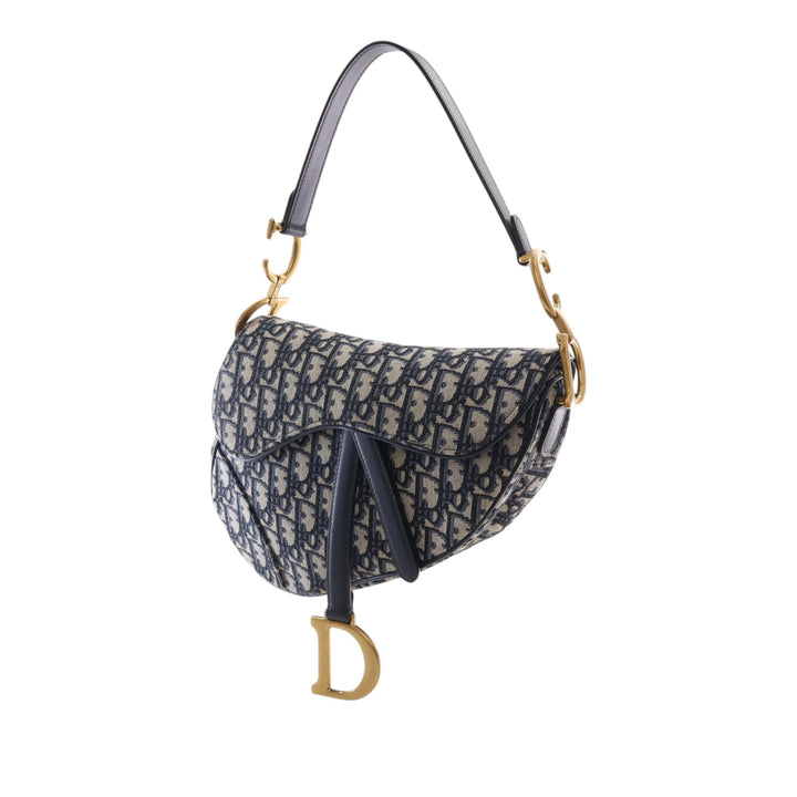 Saddle Sac Oblique Bleu