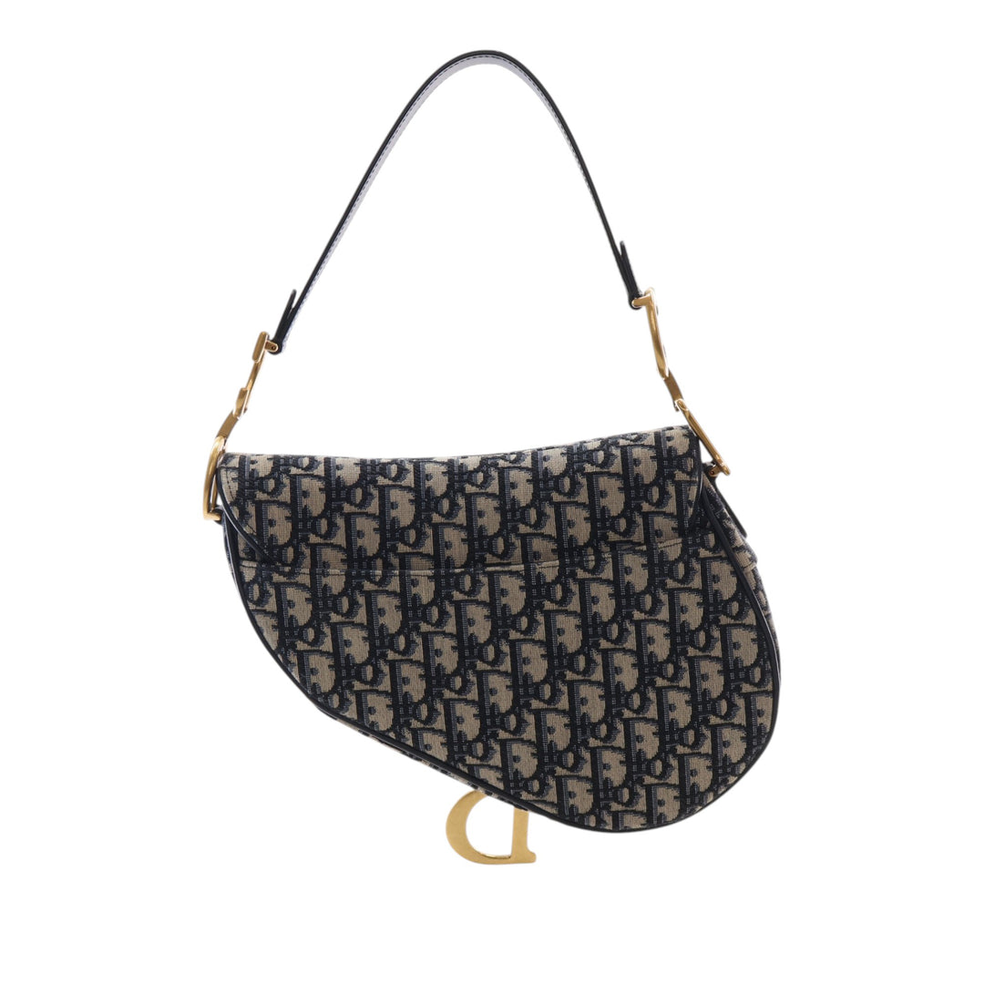 Saddle Sac Oblique Bleu