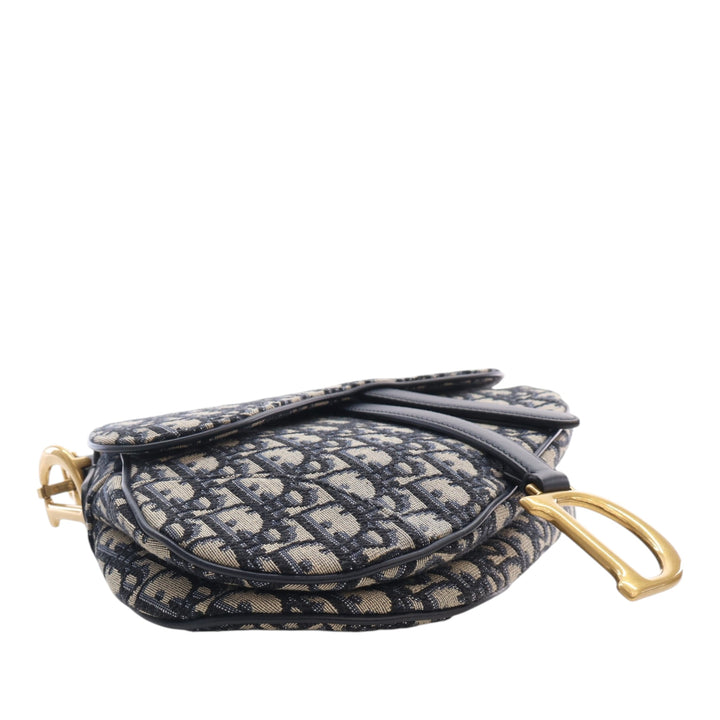 Saddle Sac Oblique Bleu