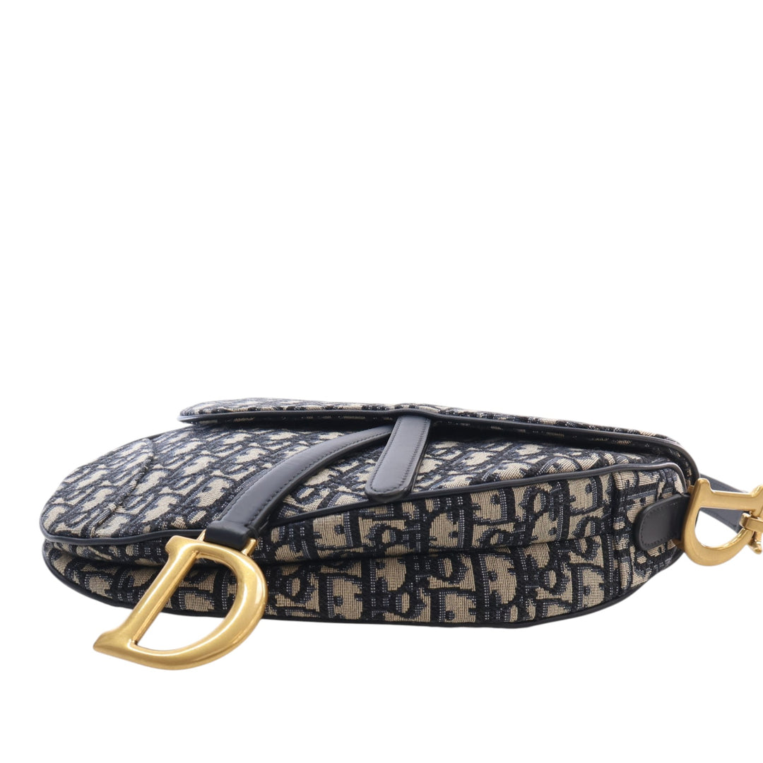 Saddle Sac Oblique Bleu