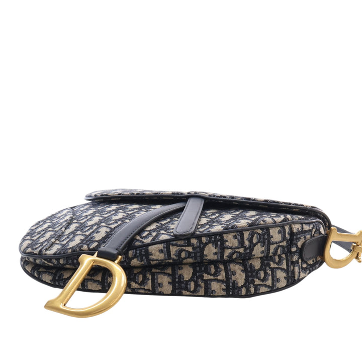 Saddle Sac Oblique Bleu