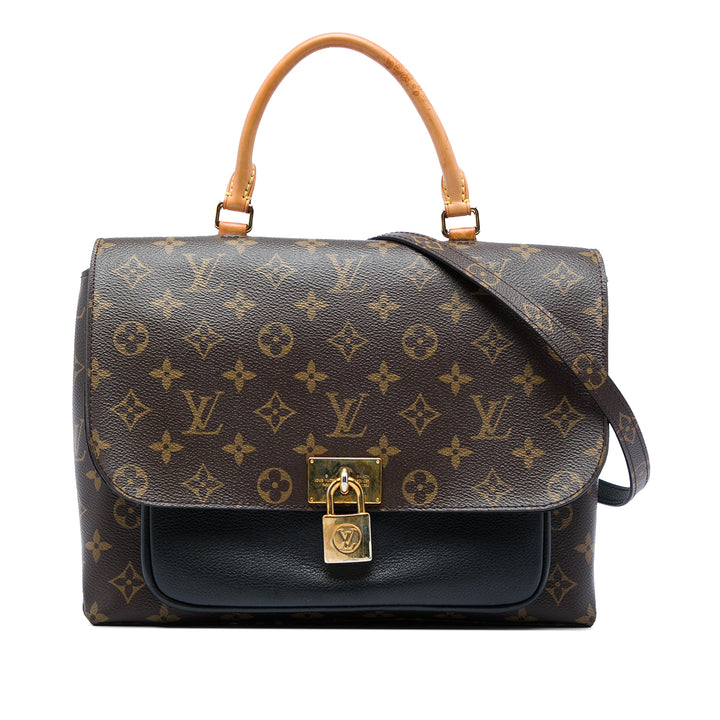 Louis Vuitton Sac à main Marignan Monogram Marron – vue principale – GABY PARIS