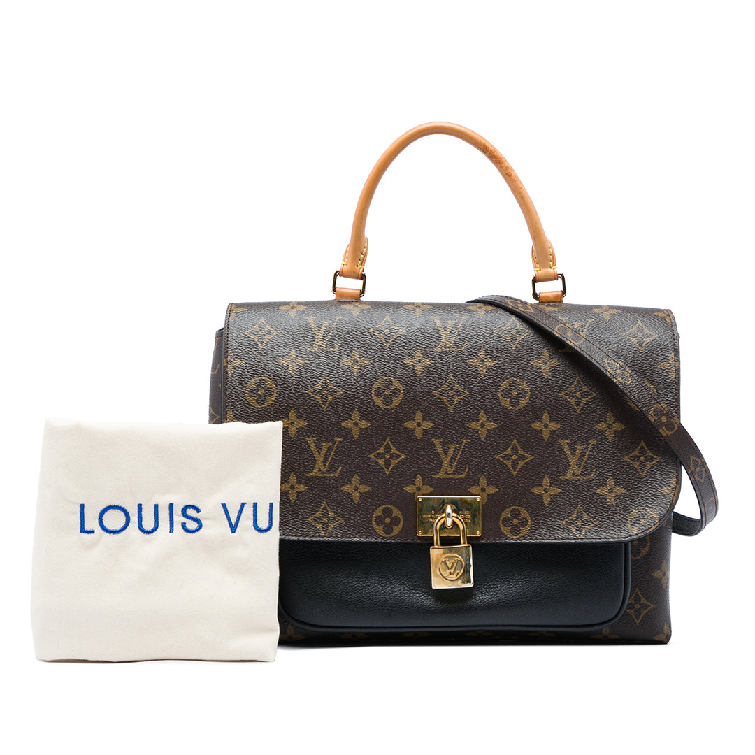 Louis Vuitton Sac à main Marignan Monogram Marron – vue 7 – GABY PARIS