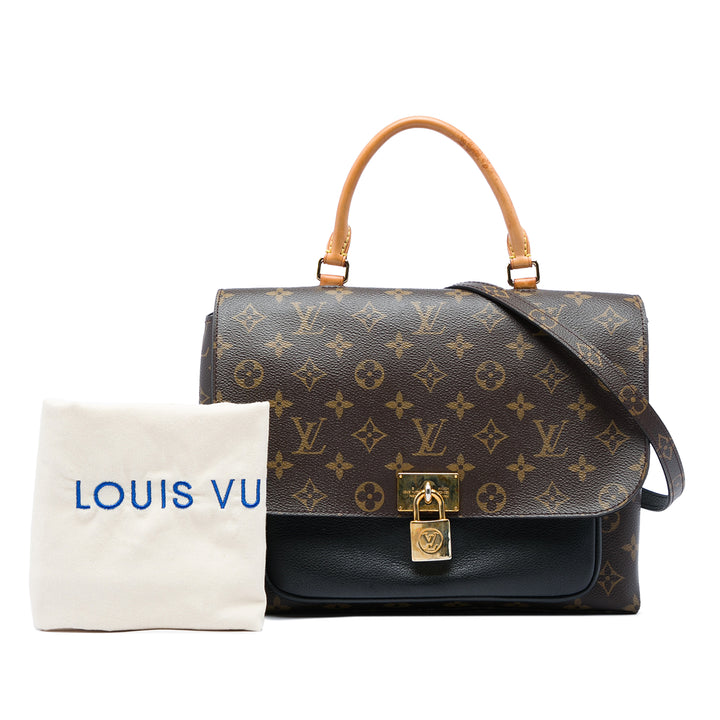 Louis Vuitton Sac à main Marignan Monogram Marron – vue 7 – GABY PARIS