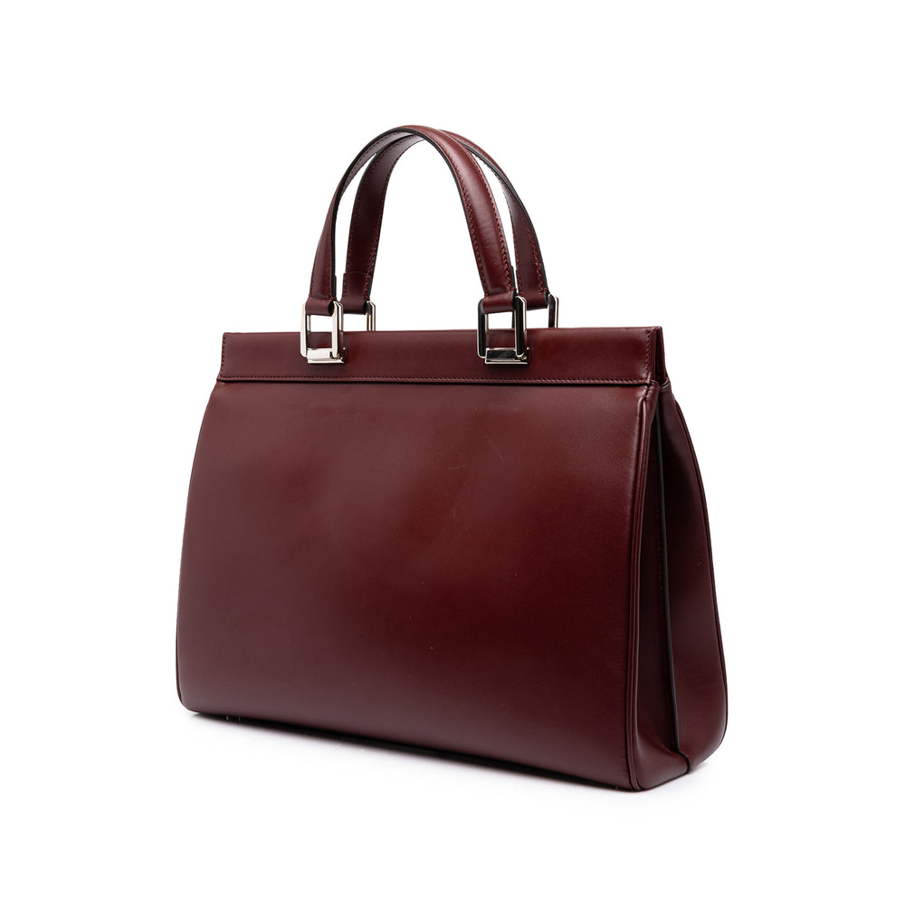 Gucci Sac à main Zumi à Moyen Cuir de veau Rouge – vue 2 – GABY PARIS