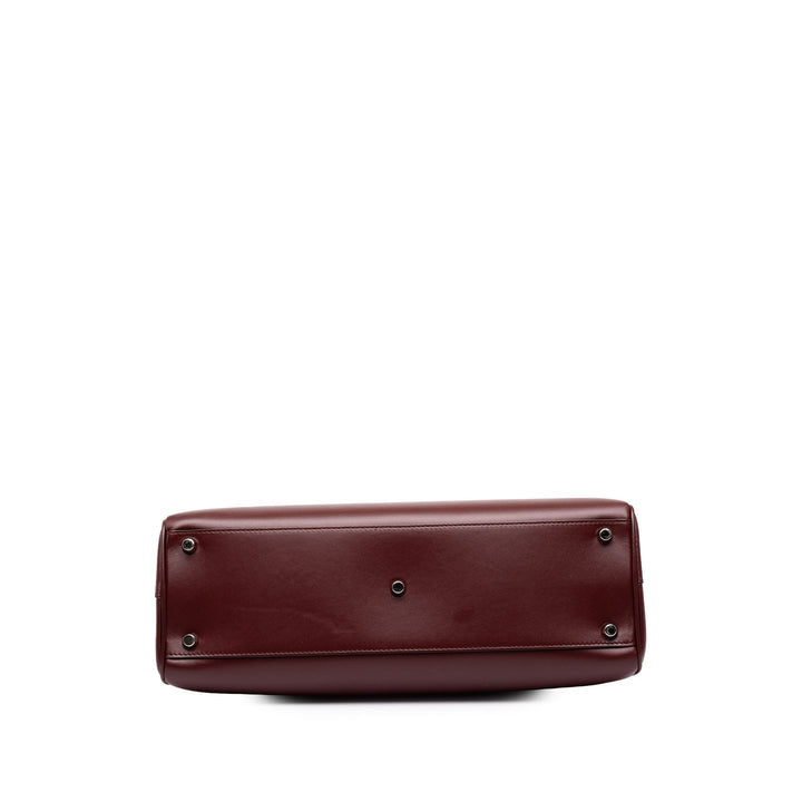 Gucci Sac à main Zumi à Moyen Cuir de veau Rouge – vue 3 – GABY PARIS