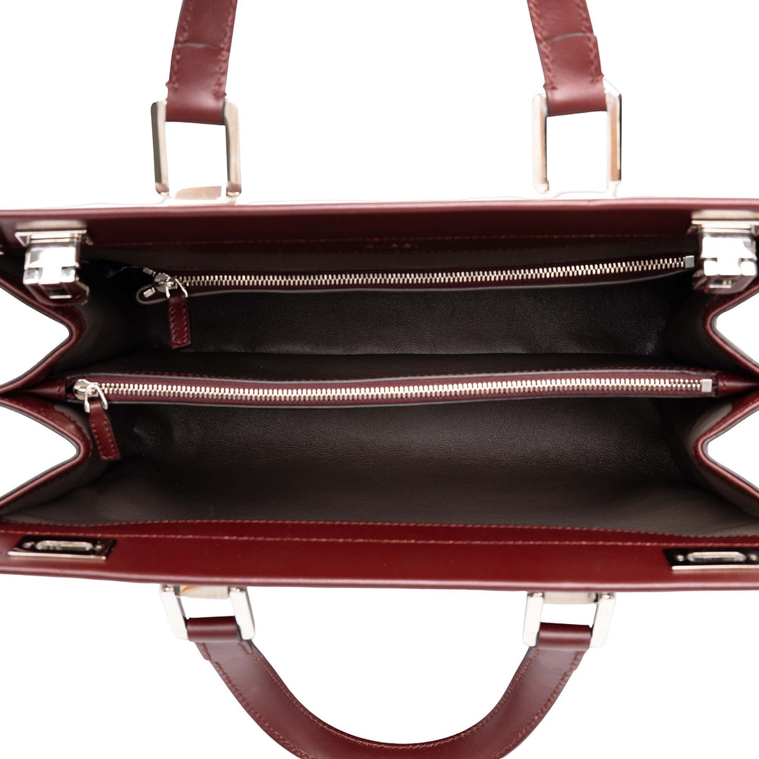 Gucci Sac à main Zumi à Moyen Cuir de veau Rouge – vue 4 – GABY PARIS