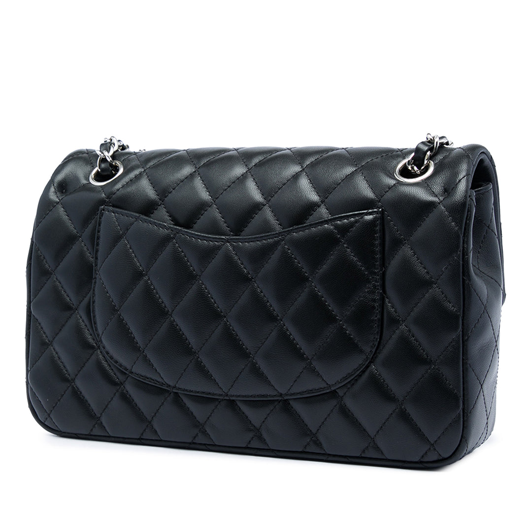 Chanel Medium Classic Cuir d’agneau Simple rabat