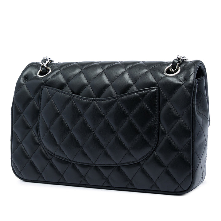 Chanel Medium Classic Cuir d’agneau Simple rabat