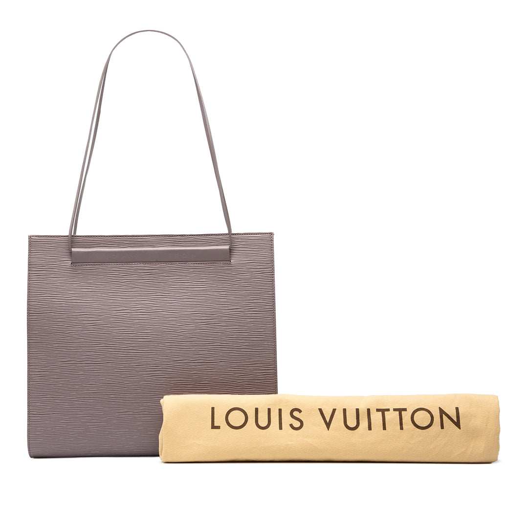 Louis Vuitton Cabas Saint Tropez Épi Violet – vue 7 – GABY PARIS