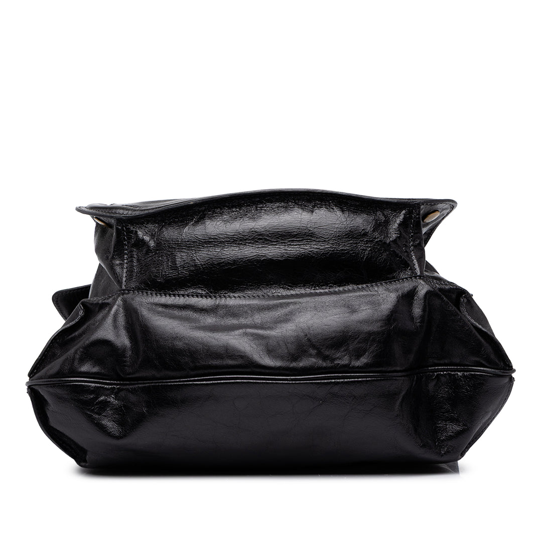 Chloé Sac porté épaule Bay Grand Noir – vue 3 – GABY PARIS