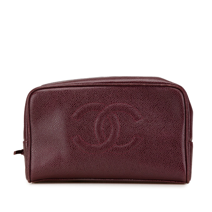 CC Caviar Pouch Red - Gaby Paris