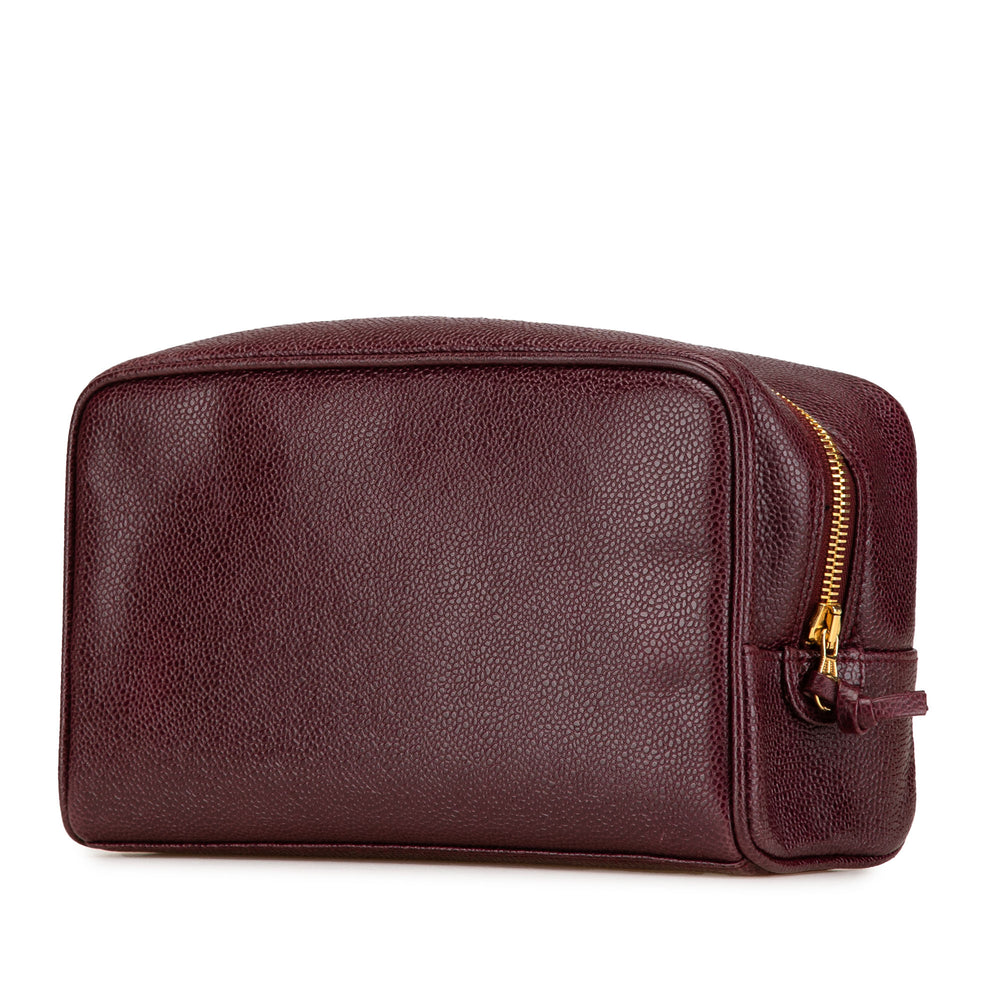 CC Caviar Pouch Red - Gaby Paris