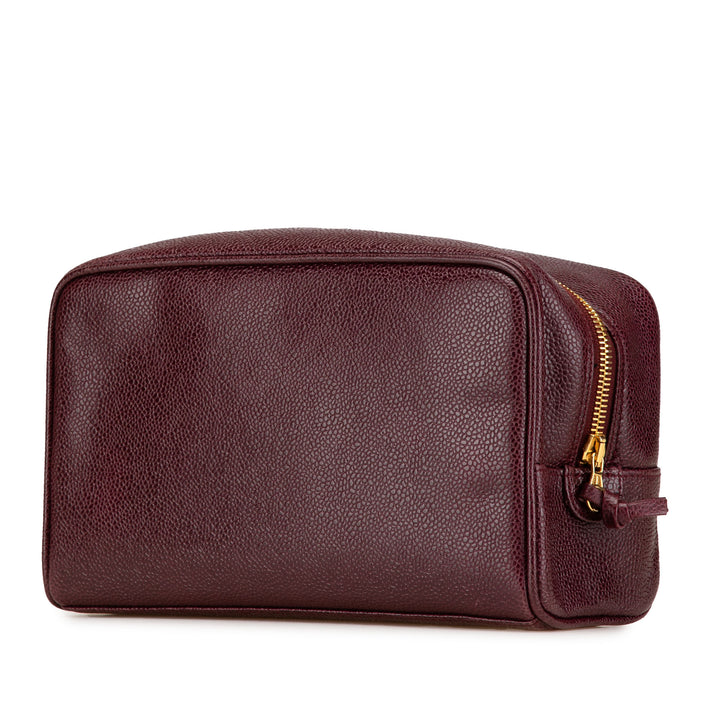 CC Caviar Pouch Red - Gaby Paris