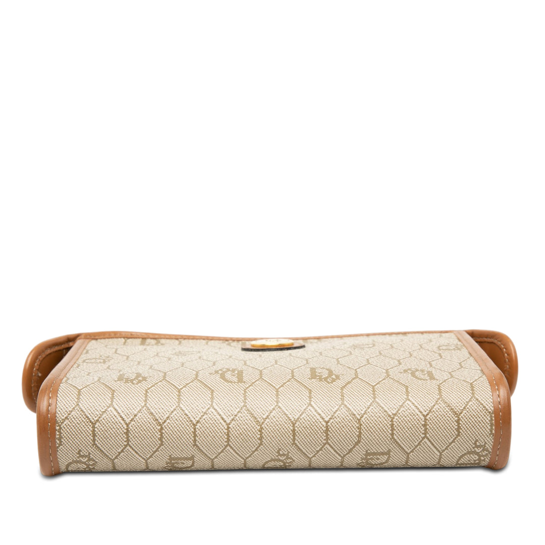 Dior Honeycomb Coated Toile Pochette