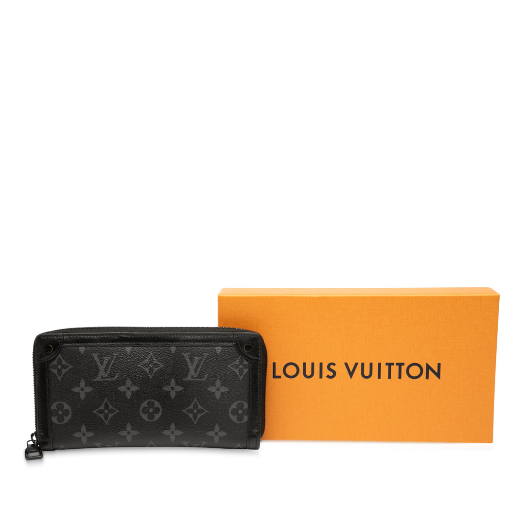 Louis Vuitton Monogram Eclipse Trunk Zippy Wallet Noir – GABY PARIS Authentique