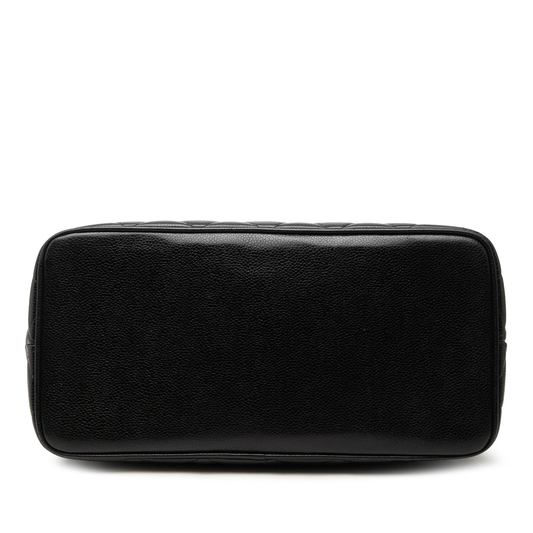 Medallion Cabas Cuir caviar Noir
