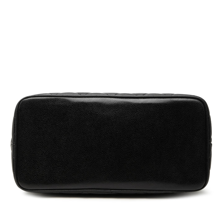 Medallion Cabas Cuir caviar Noir