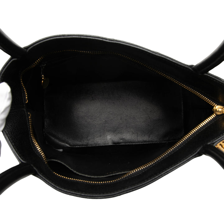 Medallion Cabas Cuir caviar Noir