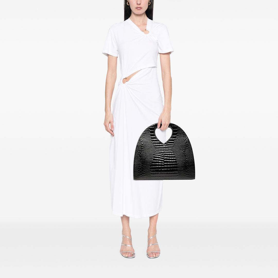 Saint Laurent Croc embossé Cuir verni Sac à main