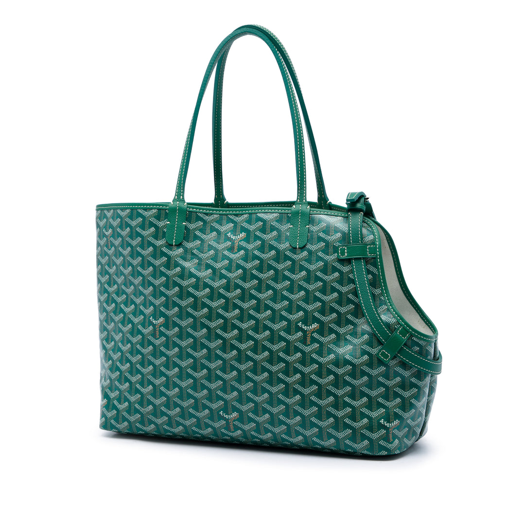 Chien Pet Carrier Goyardine Vert