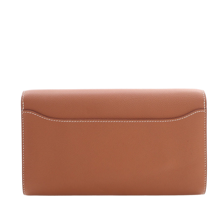 Hermès Constance Portefeuille To Go Evercolor Marron
