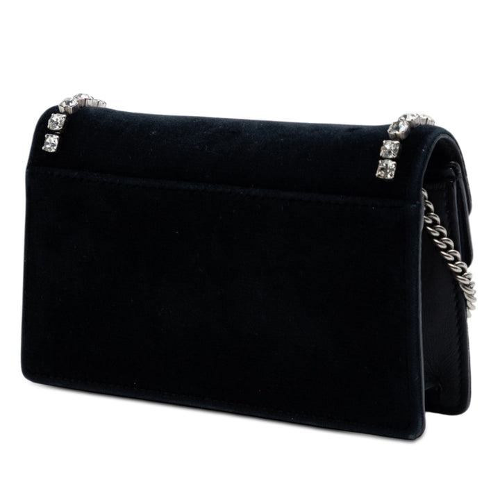 Cristal Orné Dionysus Sac Mini Noir