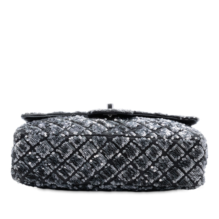 Chanel Medium CC Matelassé Cuir d’agneau Sequins Simple rabat – GABY PARIS Authentique
