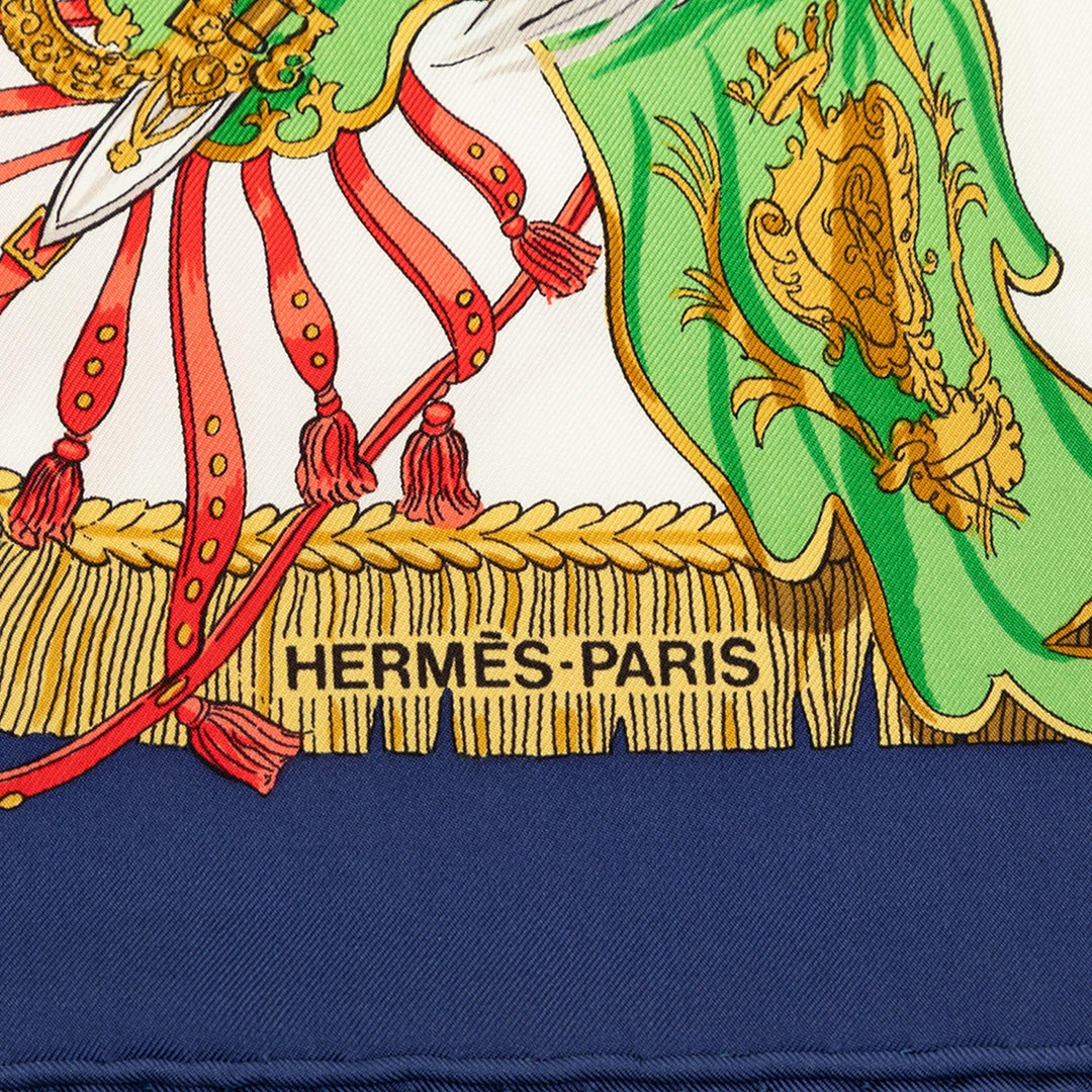 Hermès Carré Caparacons de la France et de lInde 90 Multi Multicolore – vue 3 – GABY PARIS