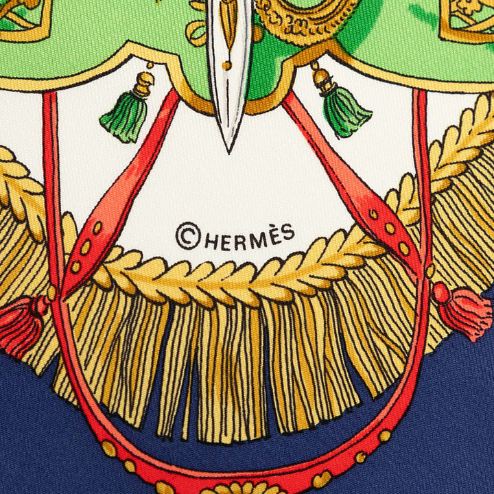 Hermès Carré Caparacons de la France et de lInde 90 Multi Multicolore – vue 8 – GABY PARIS