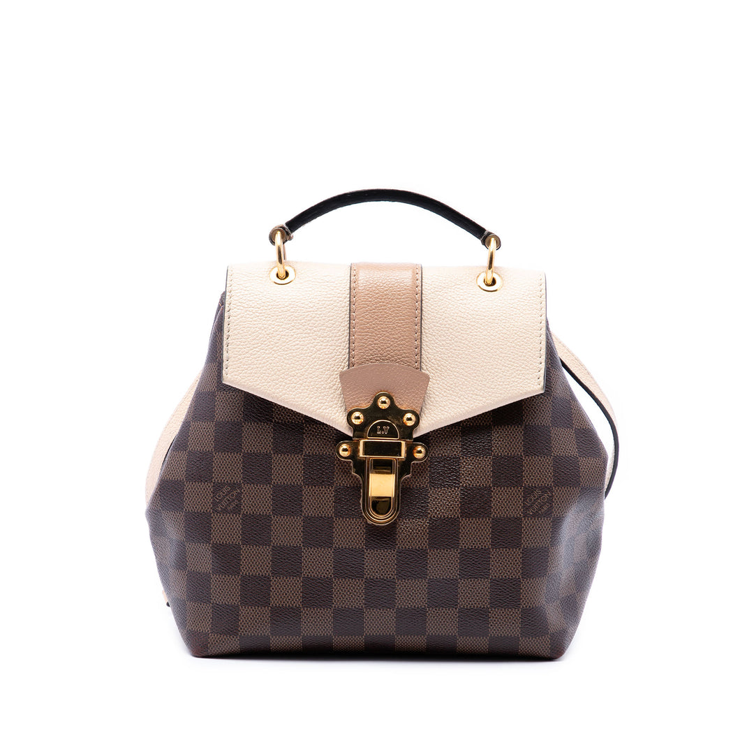 Louis Vuitton Sac à dos Clapton Damier Ébène Marron – vue principale – GABY PARIS