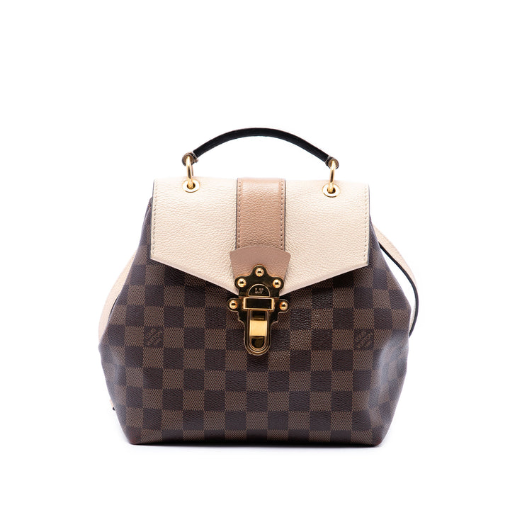 Louis Vuitton Sac à dos Clapton Damier Ébène Marron – vue principale – GABY PARIS