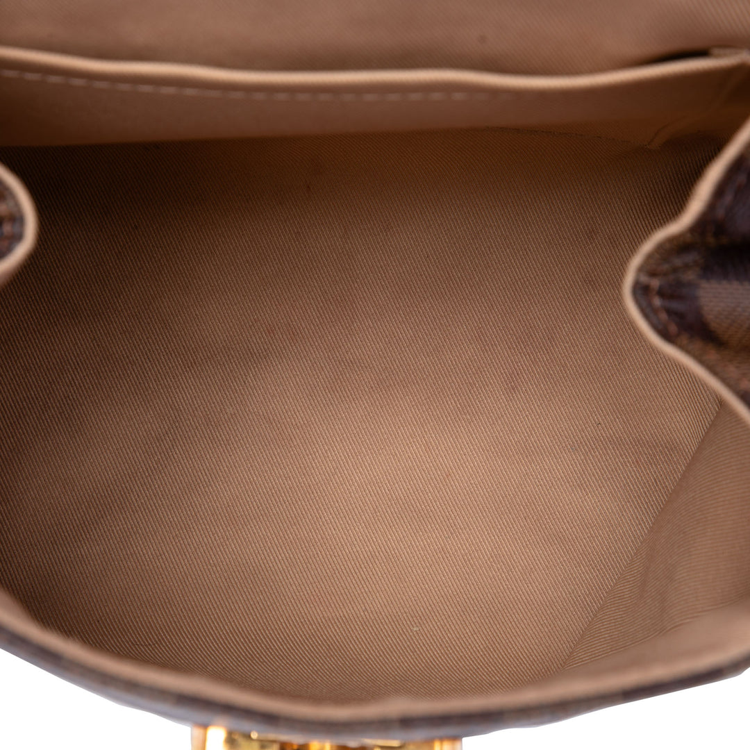 Louis Vuitton Sac à dos Clapton Damier Ébène Marron – vue 4 – GABY PARIS