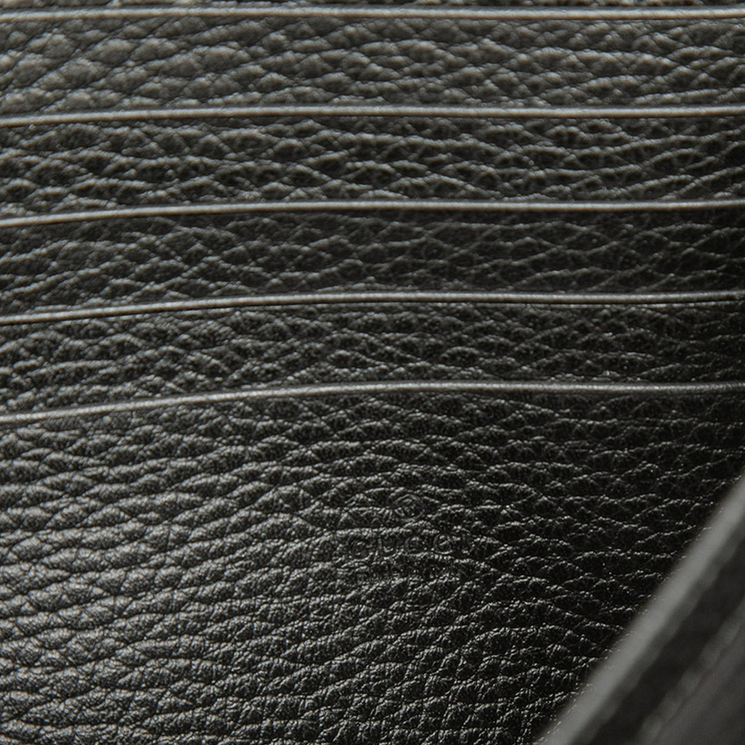 Dionysus Wallet on Chain Cuir de veau Noir