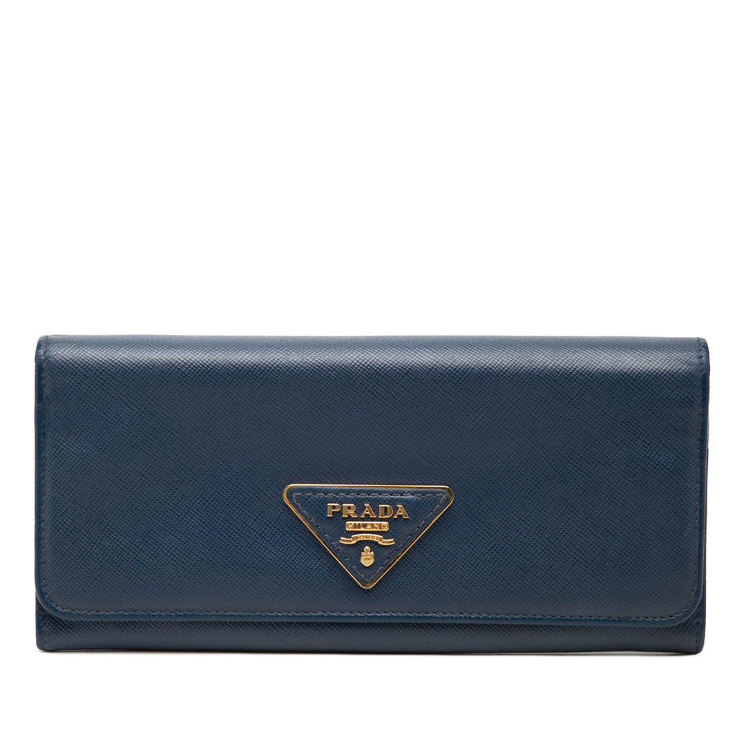 Prada Saffiano Lux Continental Portefeuille