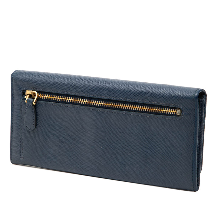 Prada Saffiano Lux Continental Portefeuille