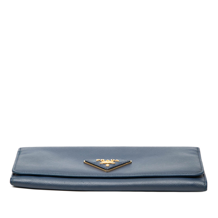 Prada Saffiano Lux Continental Portefeuille