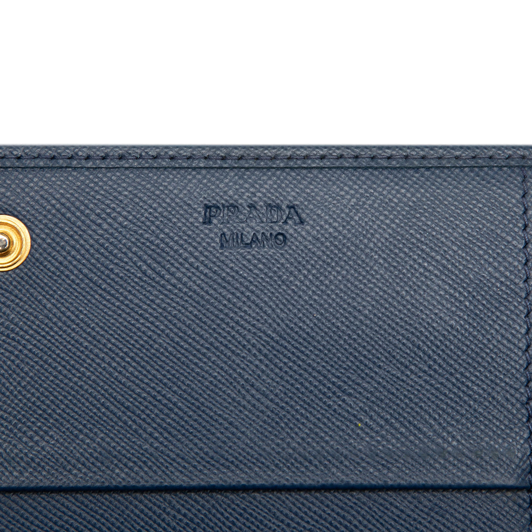 Prada Saffiano Lux Continental Portefeuille
