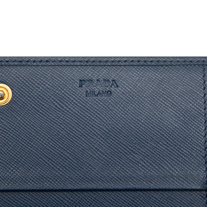 Prada Saffiano Lux Continental Portefeuille