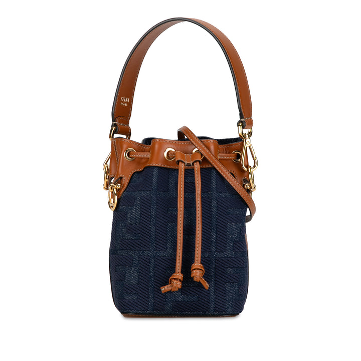 Mini Denim Zucca Mon Tresor Blue - Gaby Paris