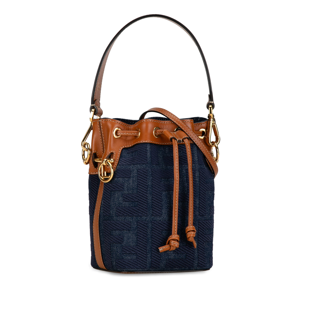 Mini Denim Zucca Mon Tresor Blue - Gaby Paris