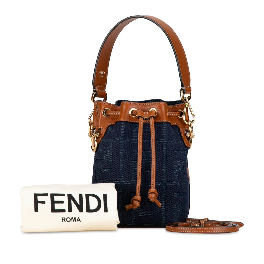 Mini Denim Zucca Mon Tresor Blue - Gaby Paris