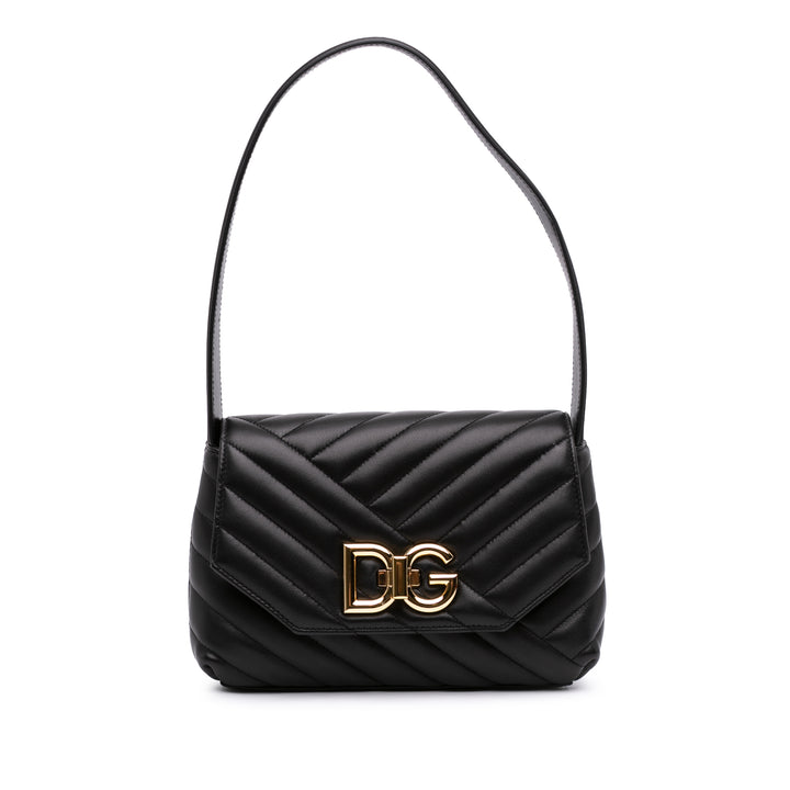 Dolce & Gabbana Matelassé Lop Sac Petit Cuir d'agneau