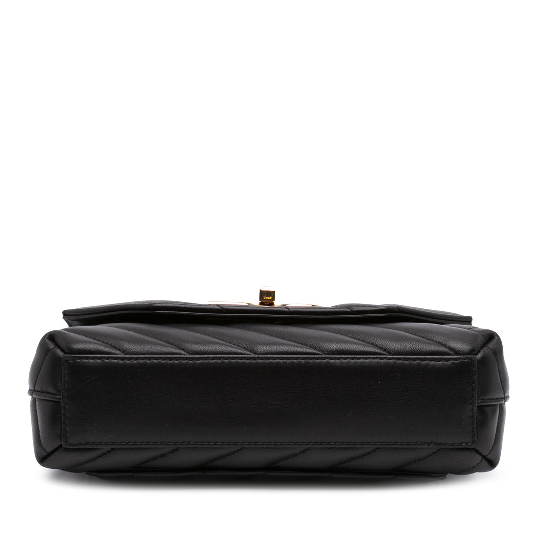 Dolce & Gabbana Matelassé Lop Sac Petit Cuir d'agneau