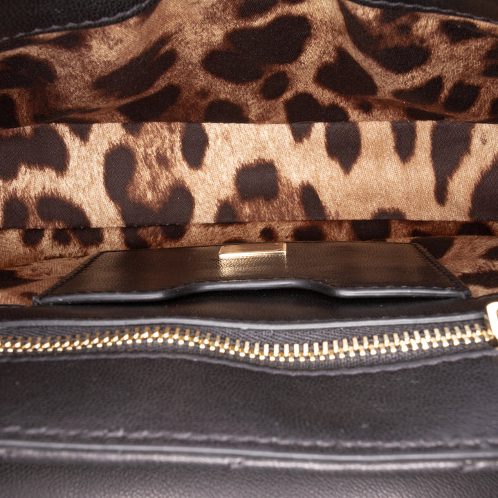 Dolce & Gabbana Matelassé Lop Sac Petit Cuir d'agneau