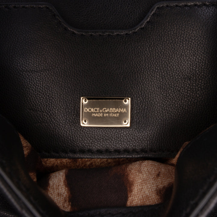 Dolce & Gabbana Matelassé Lop Sac Petit Cuir d'agneau