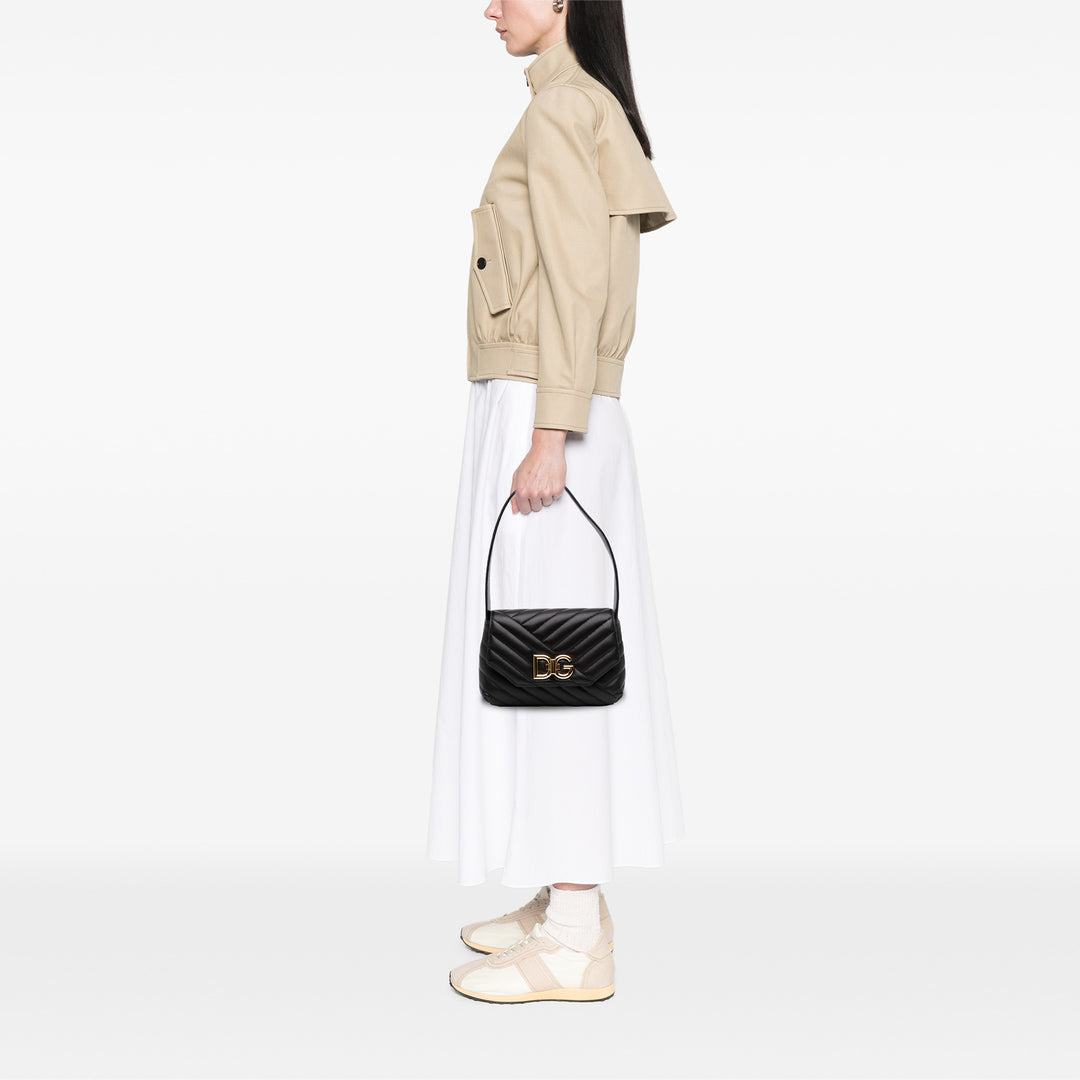Dolce & Gabbana Matelassé Lop Sac Petit Cuir d'agneau