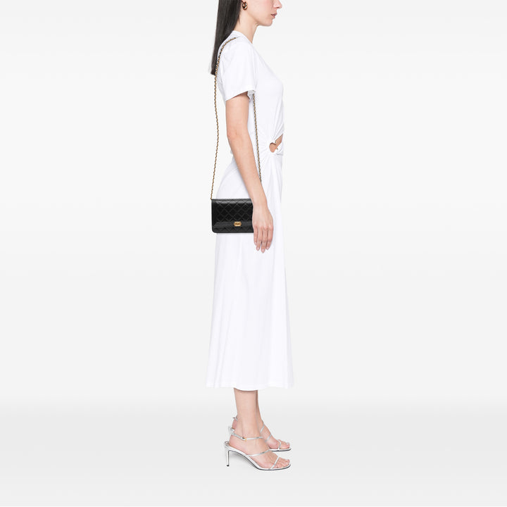 Chanel Quilted Cuir d’agneau Boy Wallet On Chain Noir