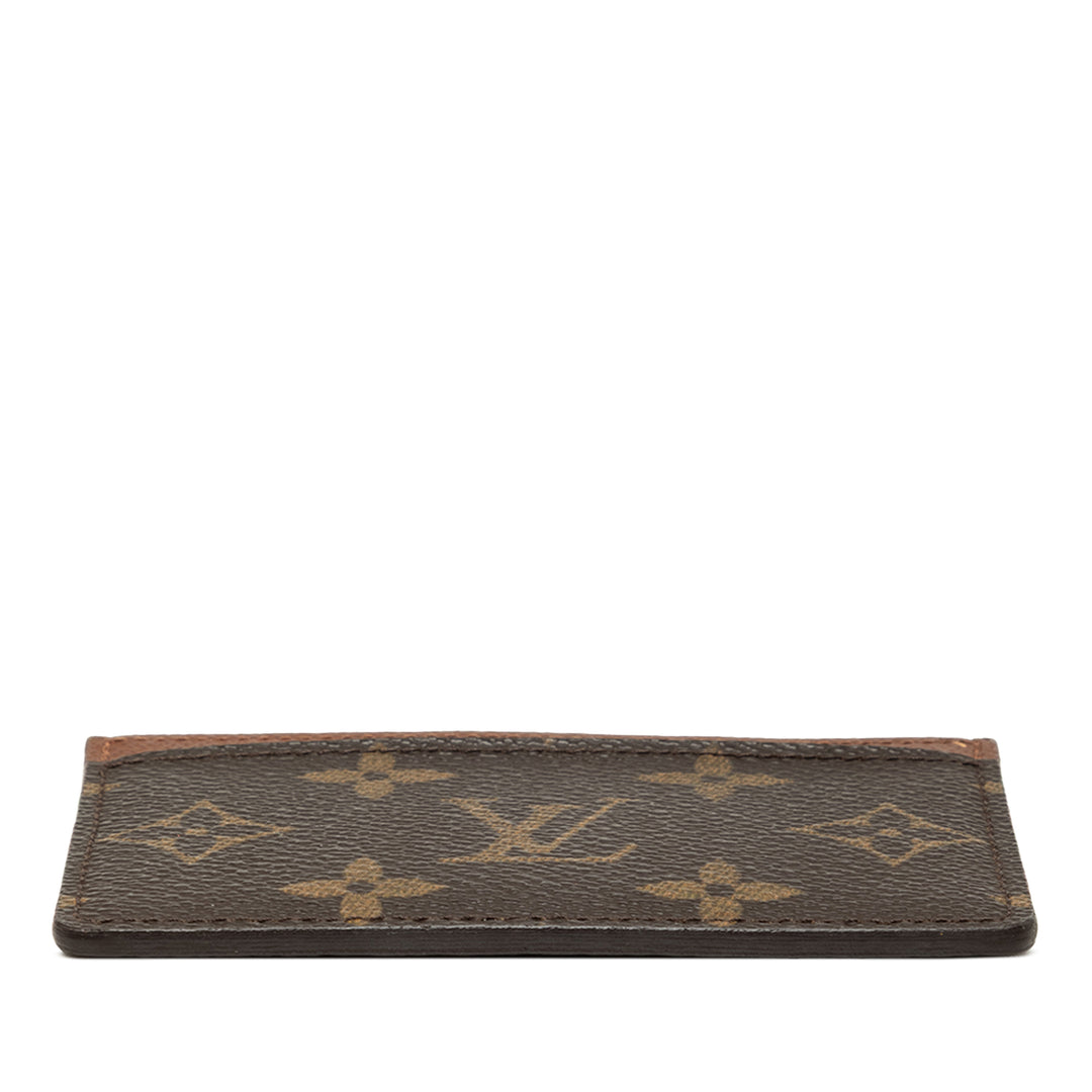 Louis Vuitton Porte-cartes Monogram Marron – vue 3 – GABY PARIS