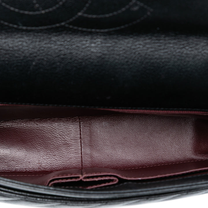 Chanel Medium Diagonal Matelassé Cuir de chèvre à rabat